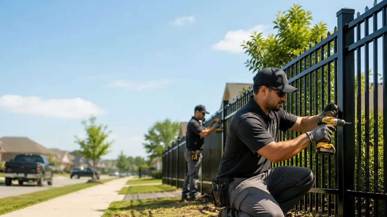 Metal Fence Installation in Hoople, ND